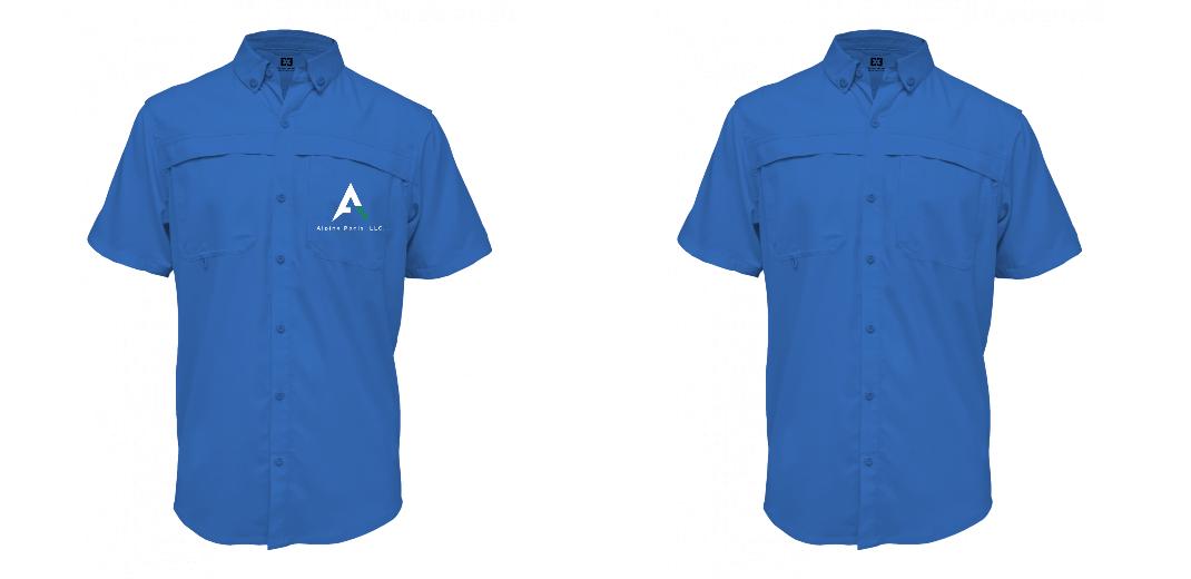 Custom Men's Button Up Short Sleeve
