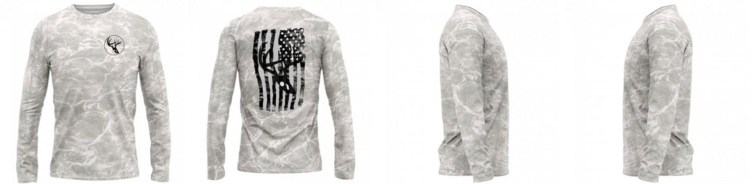 Custom Mossy Oak UPF Shirt Long Sleeve