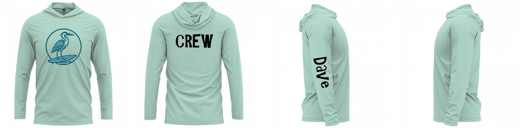 Custom Hooded UPF Shirt