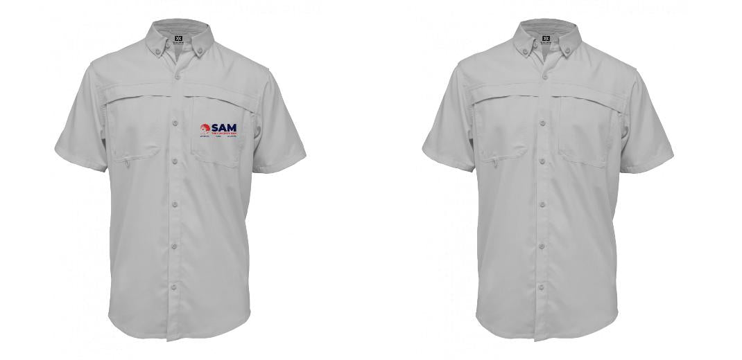 Custom Men's Button Up Short Sleeve
