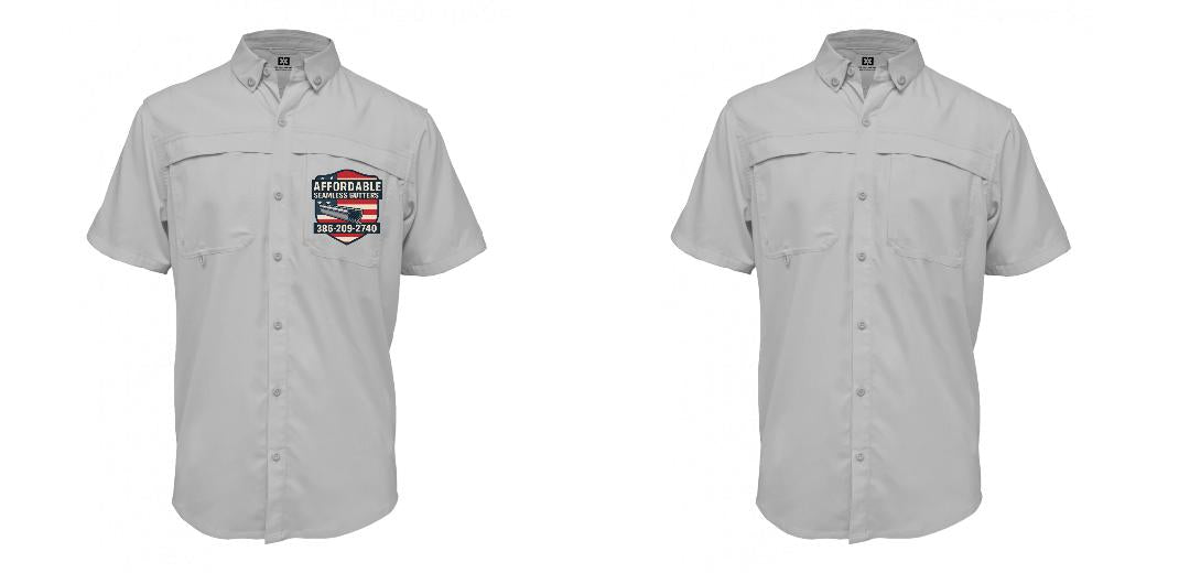 Custom Men's Button Up Short Sleeve