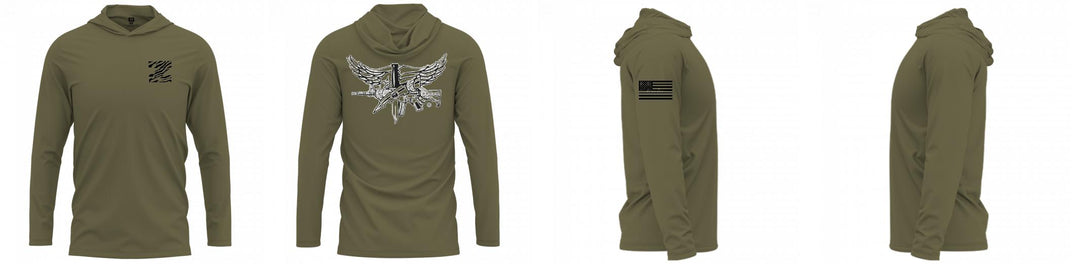 Custom Hooded UPF Shirt