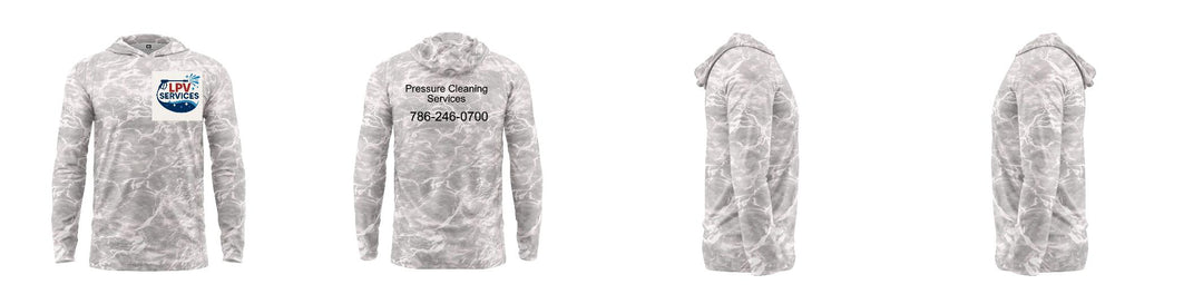 Custom Mossy Oak UPF Hooded Shirt