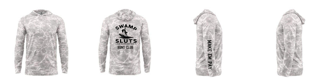 Custom Mossy Oak UPF Hooded Shirt
