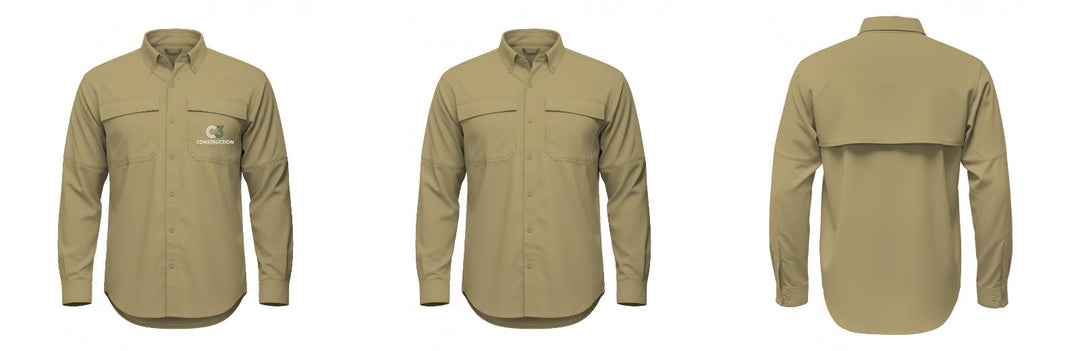 Custom Men's Button Up Long Sleeve