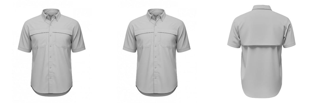 Custom Men's Button Up Short Sleeve