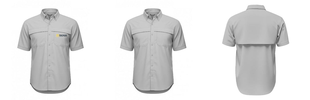 Custom Men's Button Up Short Sleeve