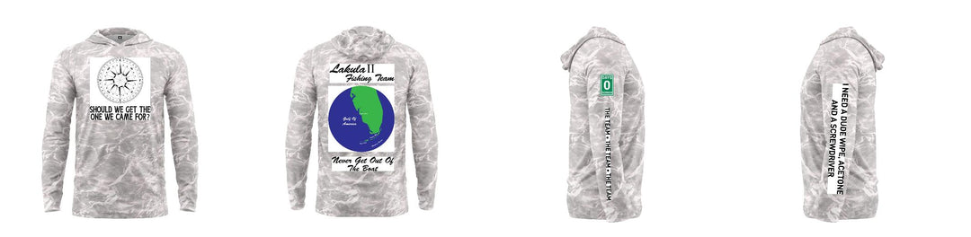 Custom Mossy Oak UPF Hooded Shirt