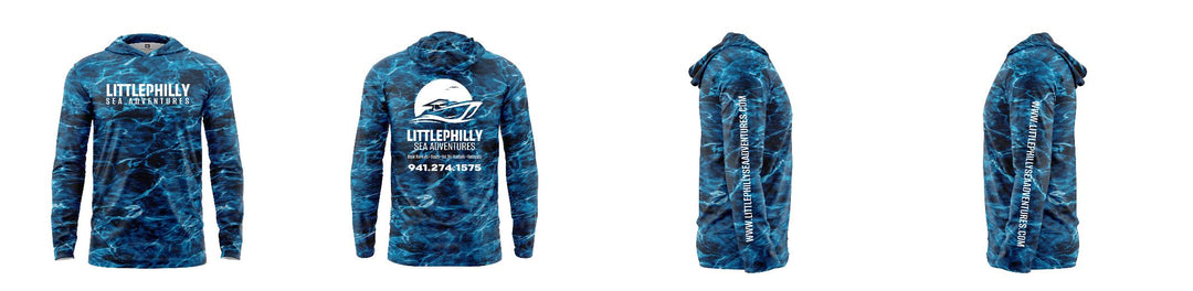 Custom Mossy Oak UPF Hooded Shirt