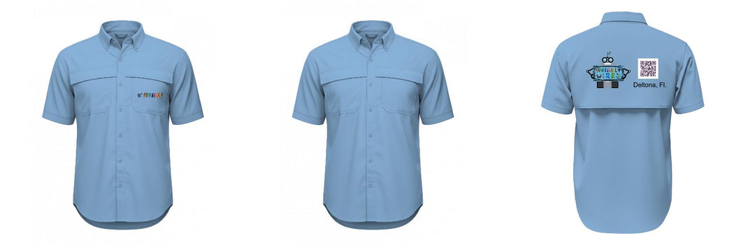 Custom Men's Button Up Short Sleeve