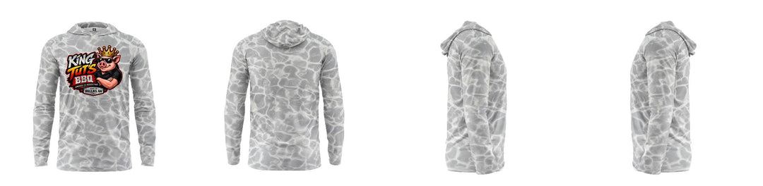 Custom Water Camo UPF Hooded Shirt