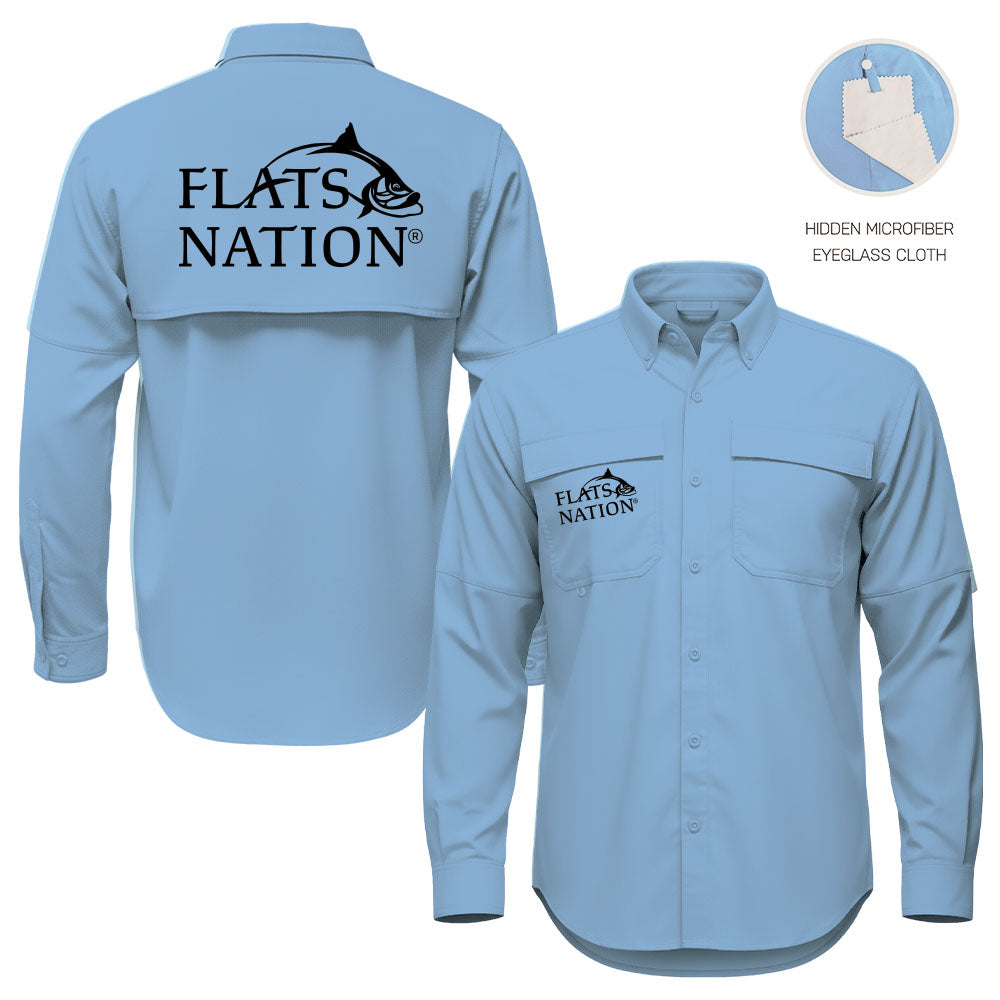 Flats Nation Button Up Long Sleeve Shirt