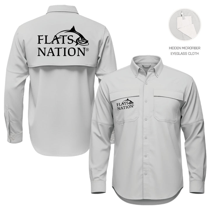 Flats Nation Button Up Long Sleeve Shirt