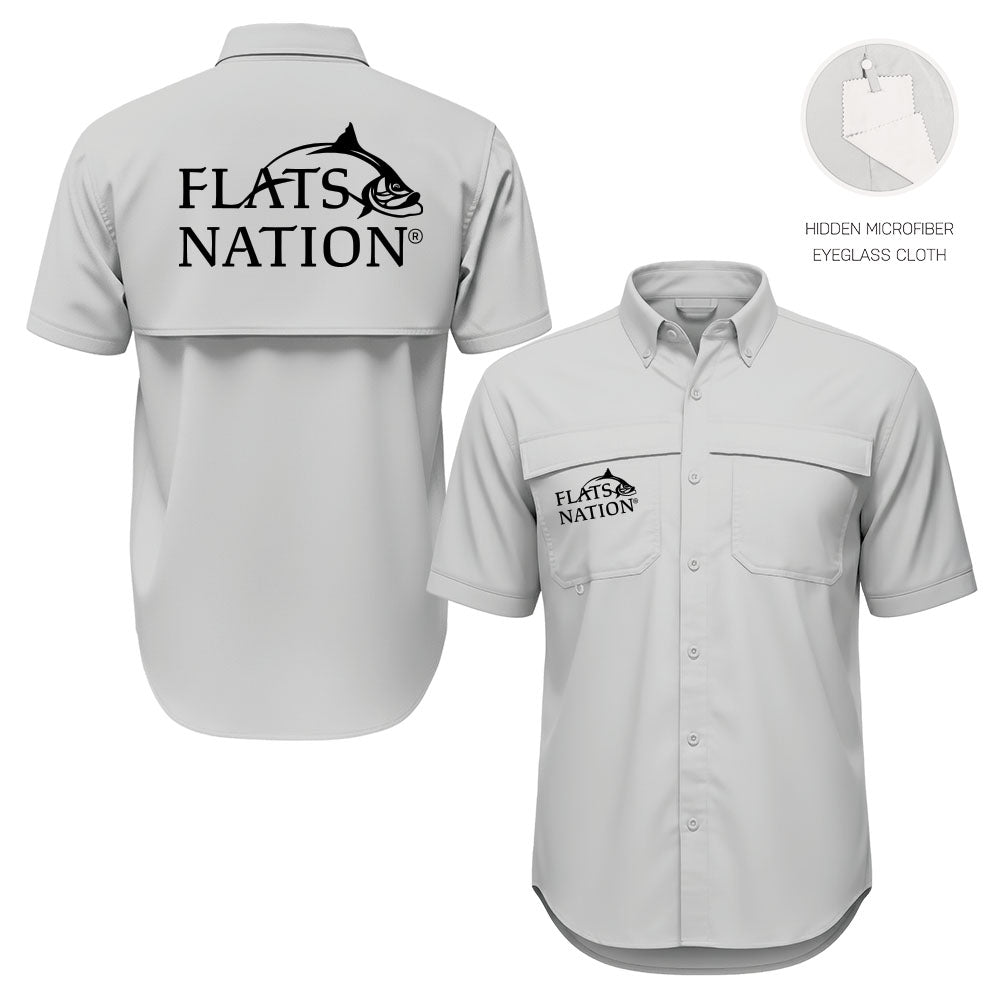 Flats Nation Button Up Short Sleeve Shirt