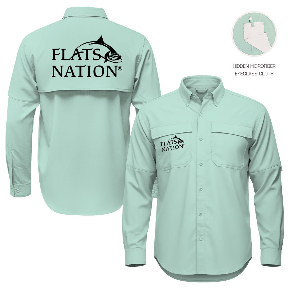 Flats Nation Button Up Long Sleeve Shirt