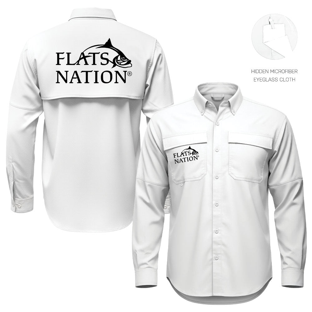 Flats Nation Button Up Long Sleeve Shirt