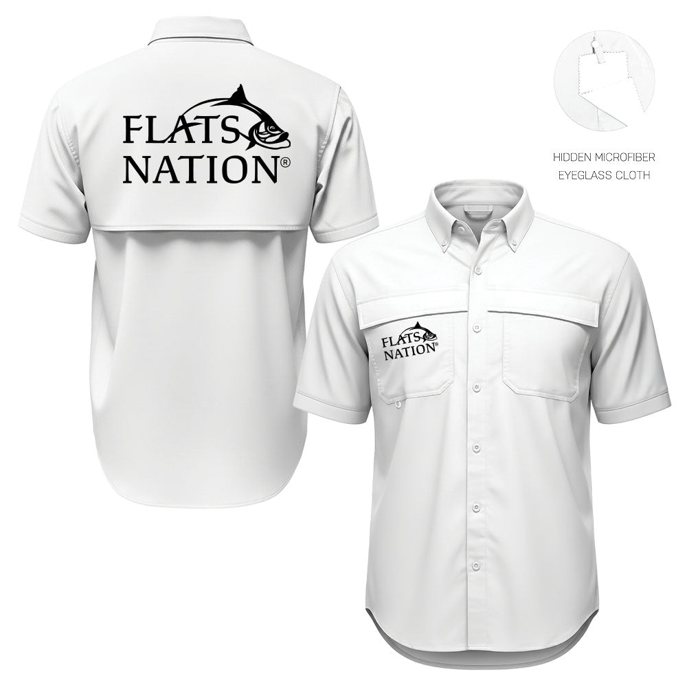 Flats Nation Button Up Short Sleeve Shirt