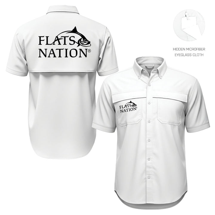 Flats Nation Button Up Short Sleeve Shirt