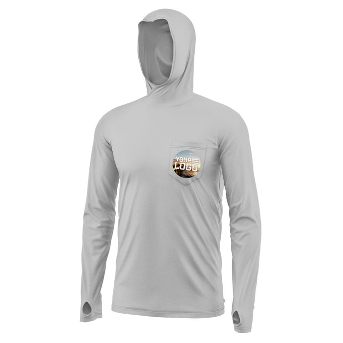 Custom Bamboo Hooded Long Sleeve Shirt