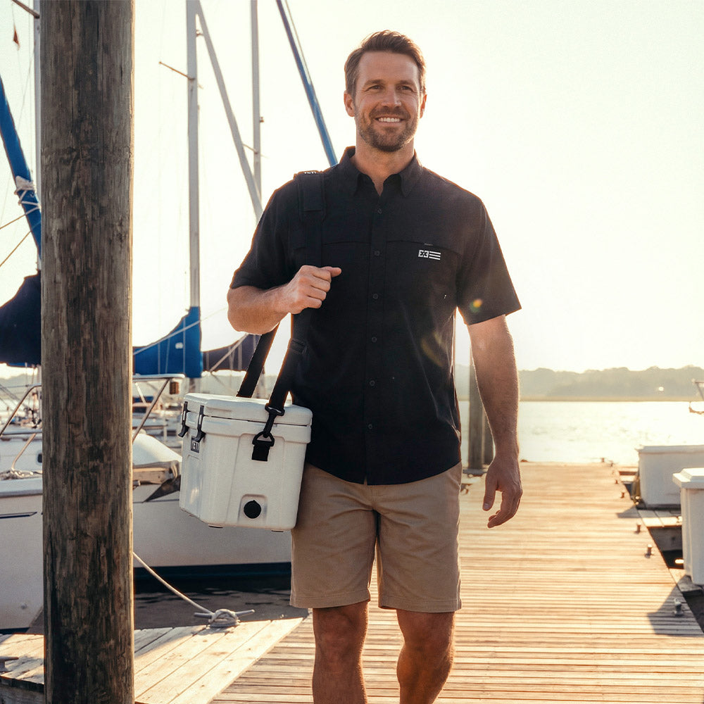 Custom Men's Button Up Short Sleeve