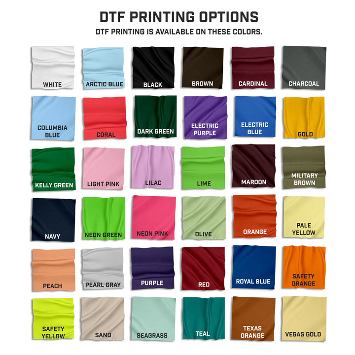 Color swatches available for long sleeve upf shirts.