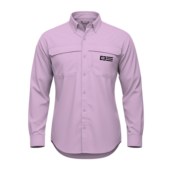 Original Free Sunshields women's long sleeve button up product image light pink