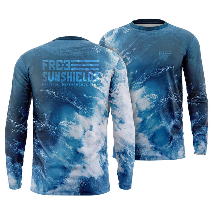 Original Free Sunshields UPF Shirt - Ride the Tide