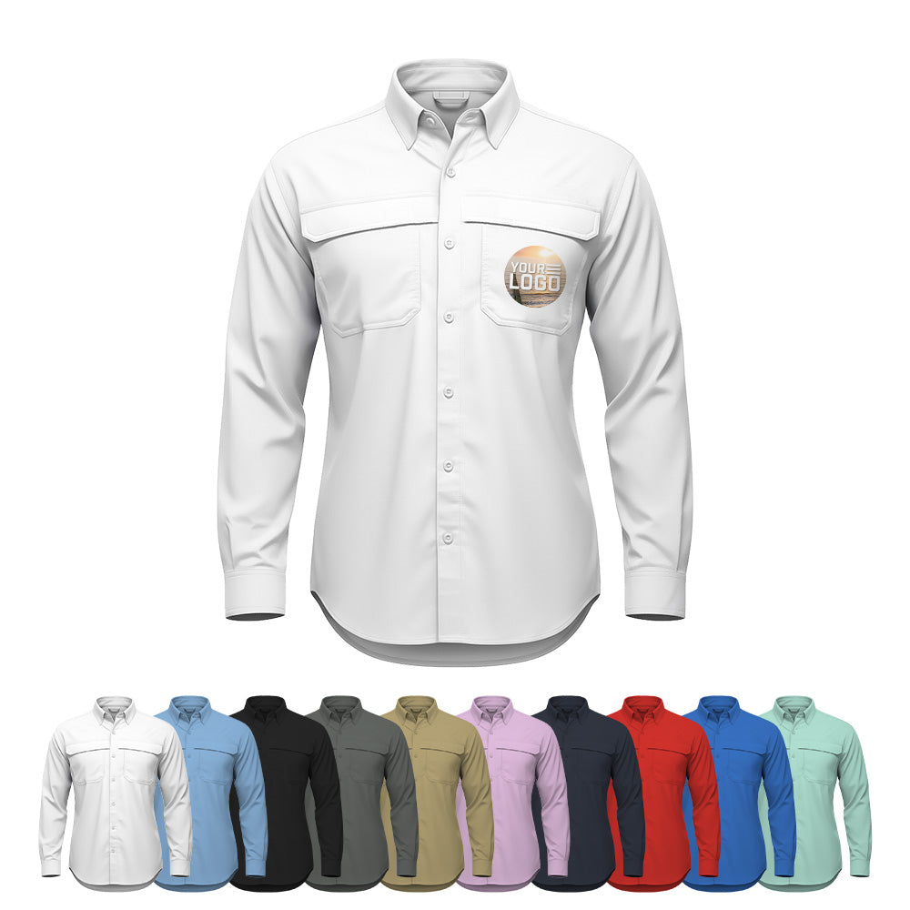 Women's long sleeve button up product image
