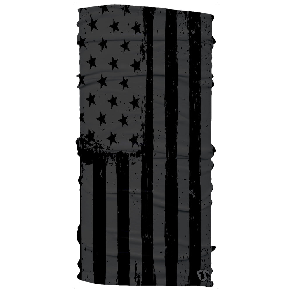 american grey white American black ops flag neck gaiter mask