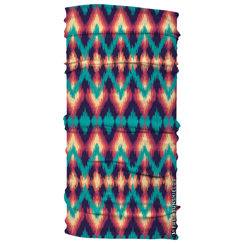 Native American Triangle Aztec Vibration Mojave Sunset Neck Gaiter 